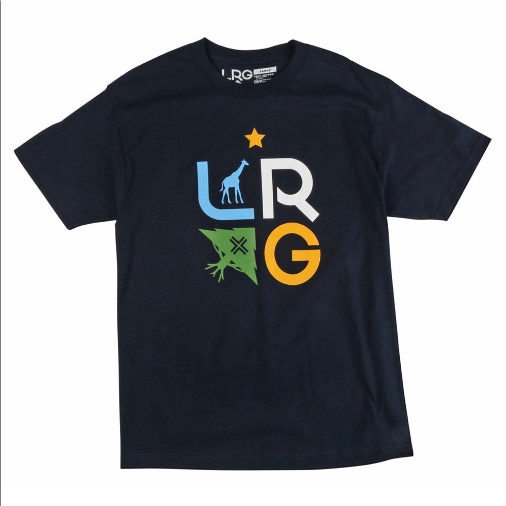 Men’s Navy Blue LRG Tree Stack Tee